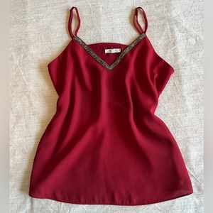 Maurice’s red blouse